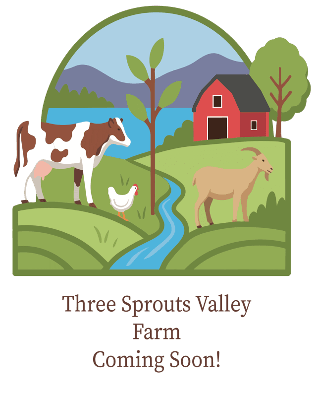 Three Sprouts Valley Farm logo
